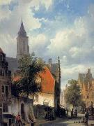 European city landscape, street landsacpe, construction, frontstore, building and architecture. 327 unknow artist